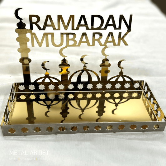 Stainless Steel Ramadan Dates Tray ( LARGE )