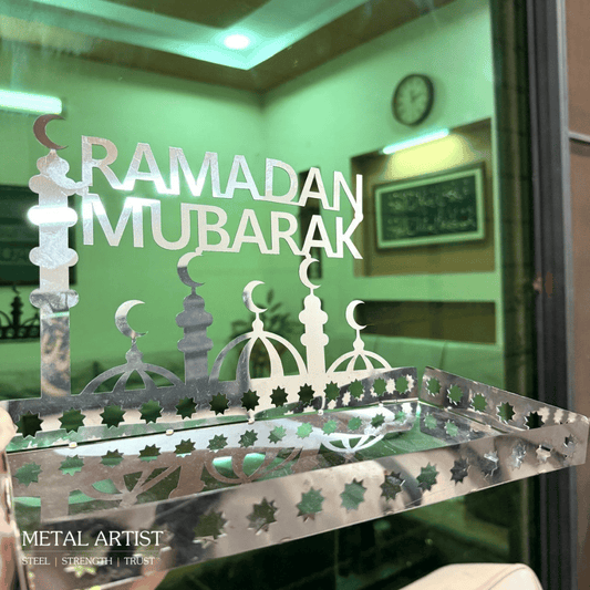 Stainless Steel Ramadan Dates Tray ( LARGE )