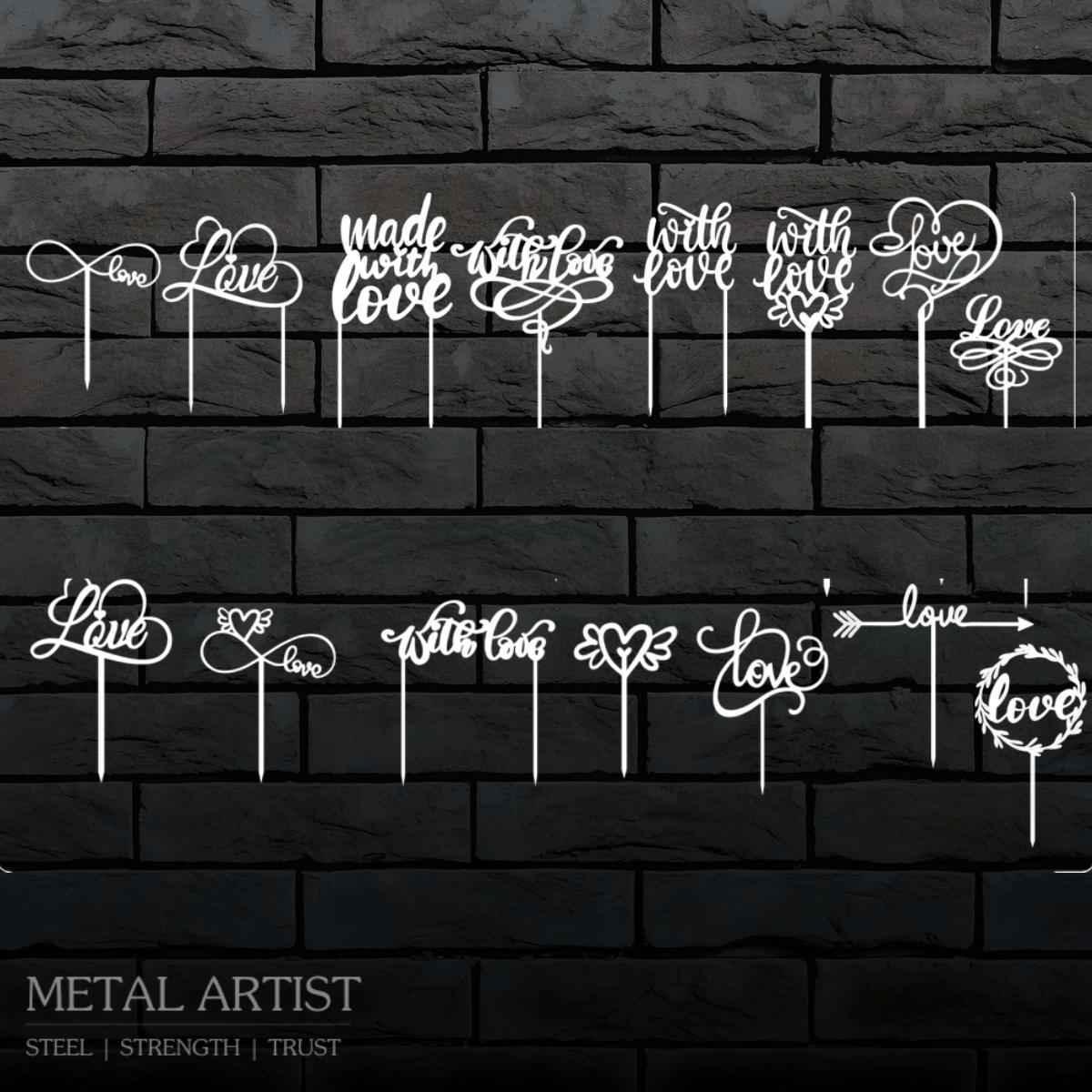 Stainless Steel Customized Birthday Toppers  Event Toppers