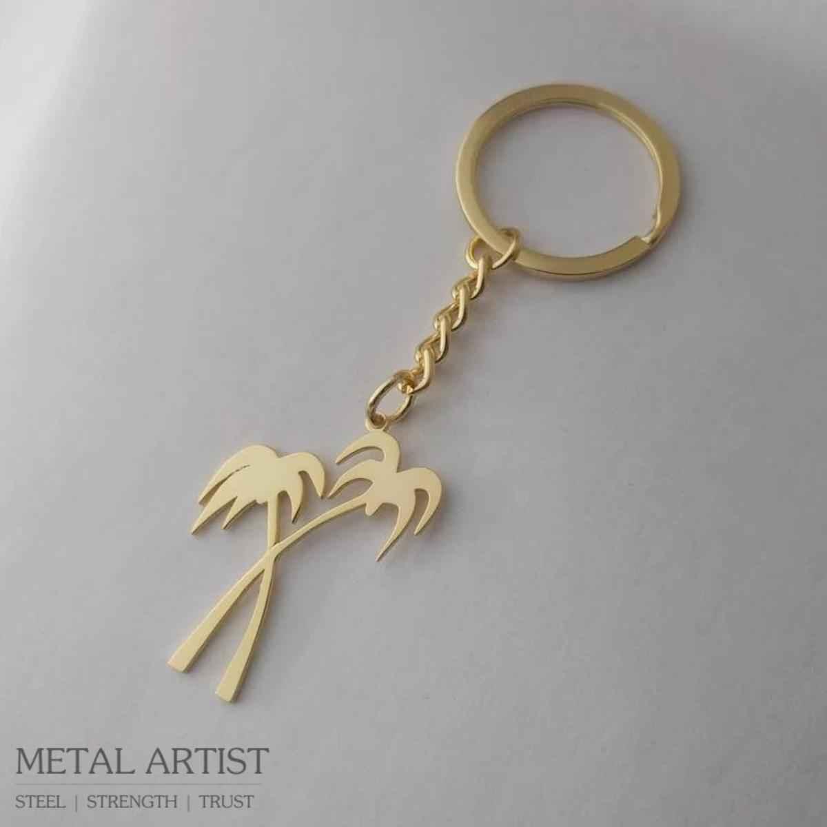 Stainless Steel Customized Logo Keychain