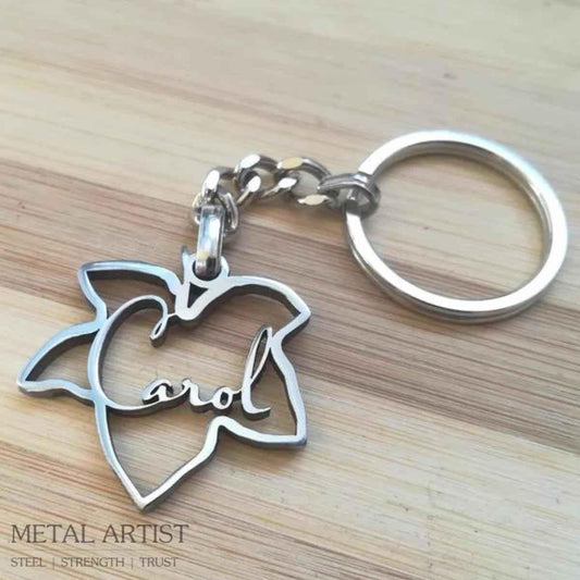 Stainless Steel Customized Name Keychain