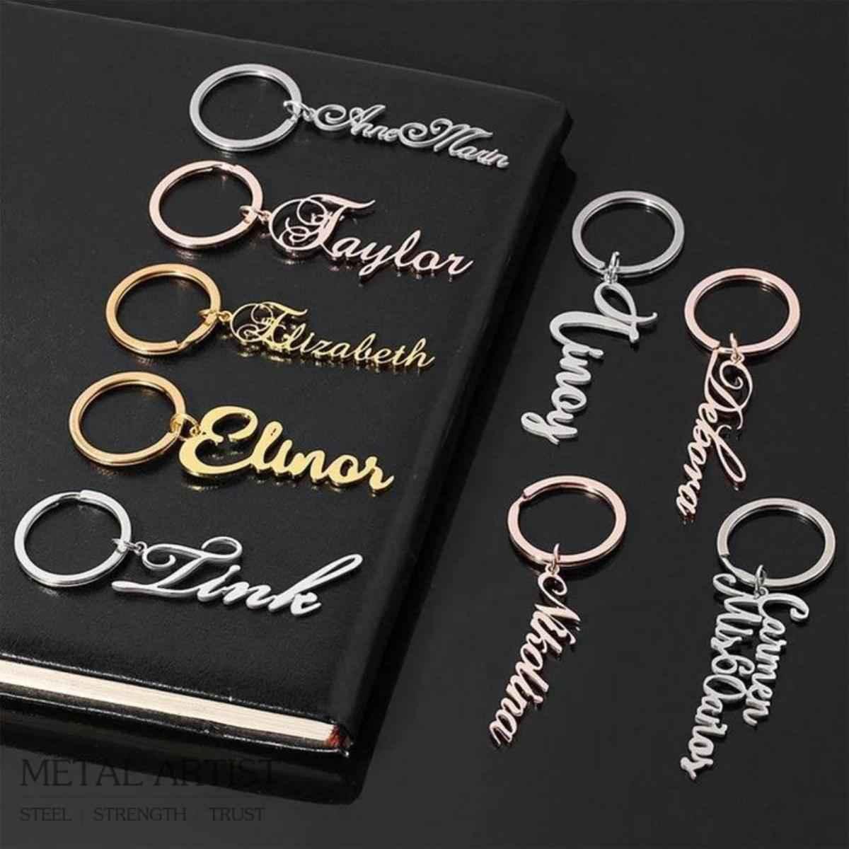 Stainless Steel Customized Name Keychain Stainless Steel Customized Name Keychain customized