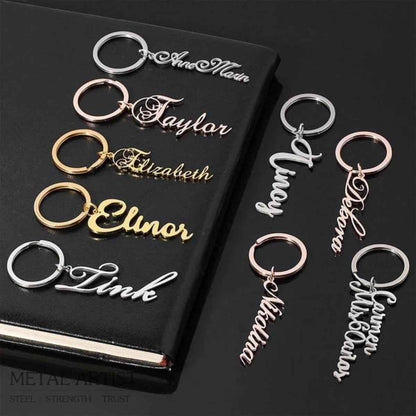 Stainless Steel Customized Name Keychain Stainless Steel Customized Name Keychain customized