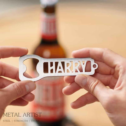 Stainless Steel Personalized Bottle Opener