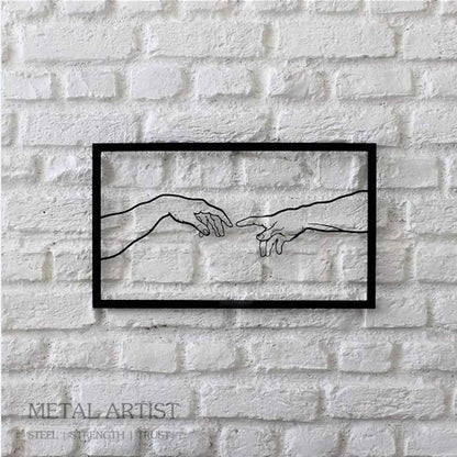 Creation Hand Metal Wall Art | Metal Wall Decor - Metal Artist