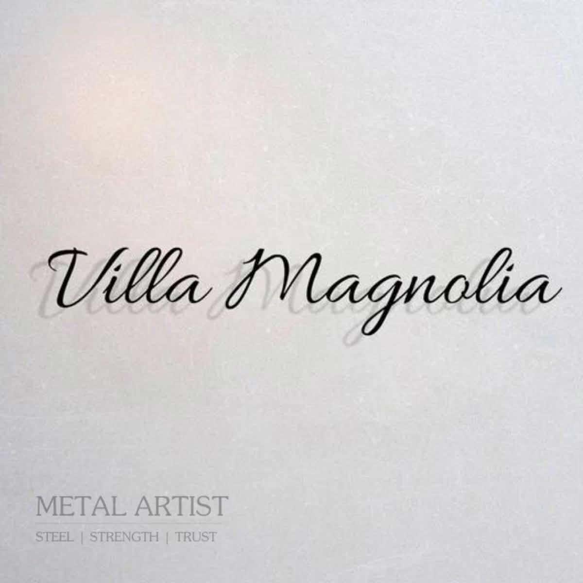 Personalized House Name Design - Metal Artist
