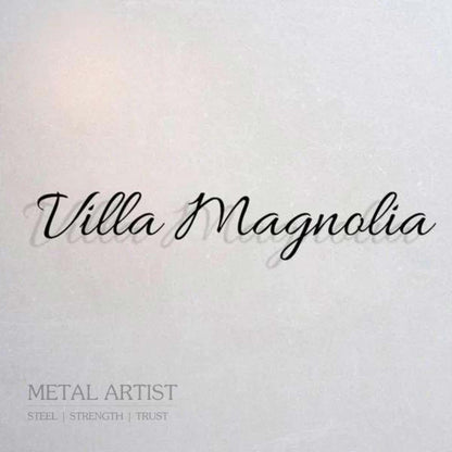 Personalized House Name Design - Metal Artist