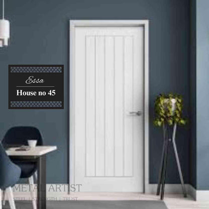 Personalized House Name Plate Designs - Metal Artist