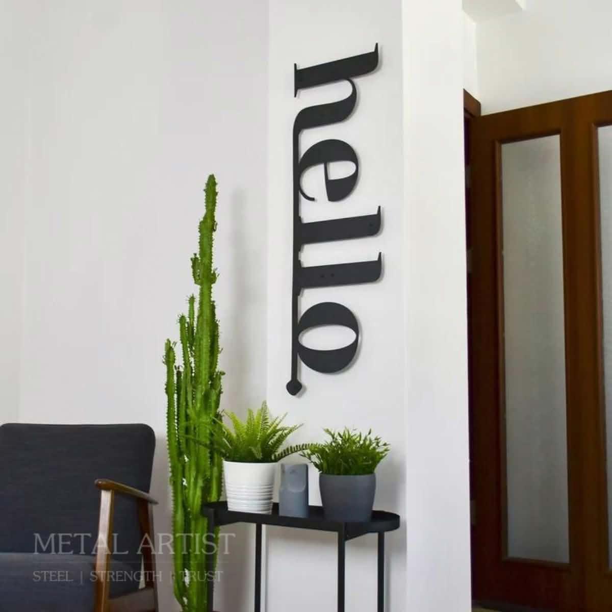 Personalized House Name Plate Designs - Metal Artist